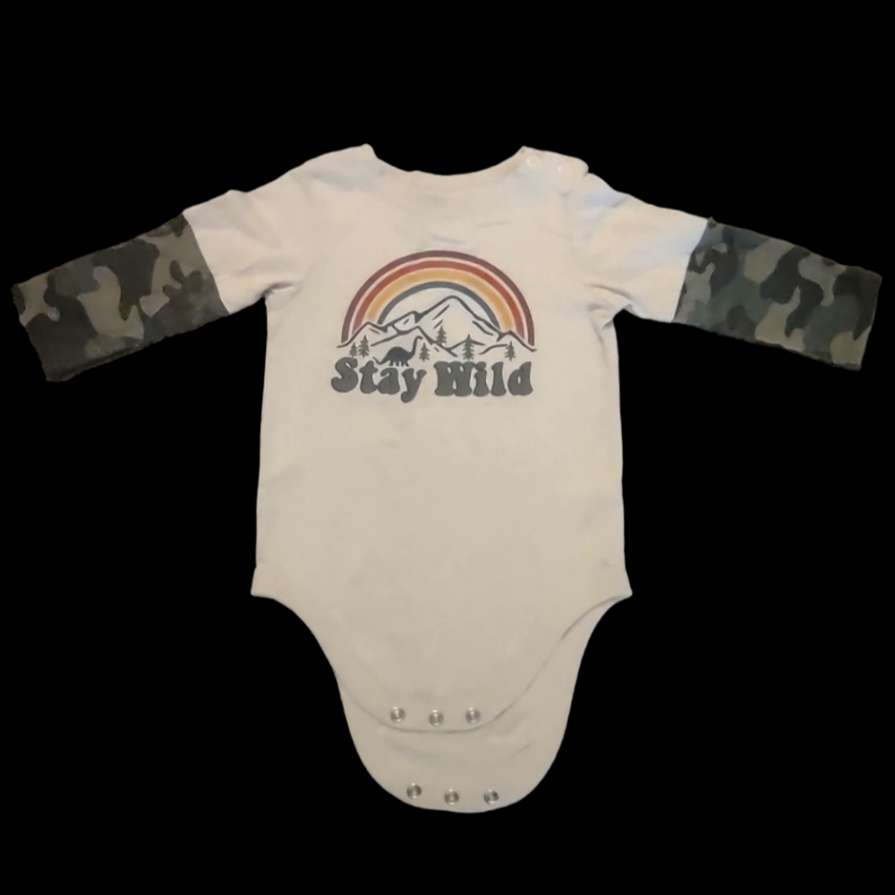 Garanimals Boy Camo Print Long Sleeve Size 12M